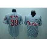 mlb philadelphia phillies #39 myers grey