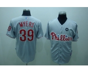 mlb philadelphia phillies #39 myers grey