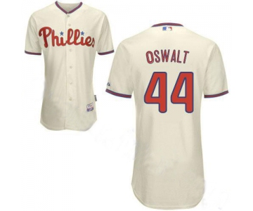 mlb philadelphia phillies #44 oswalt  cream