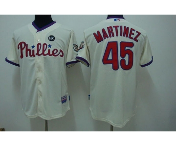 mlb philadelphia phillies #45 martinez ws09 patch cream