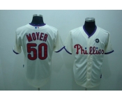 mlb philadelphia phillies #50 moyer cream