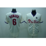 mlb philadelphia phillies #6 howard cream