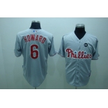 mlb philadelphia phillies #6 howard grey