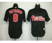 mlb philadelphia phillies #8 victorino black