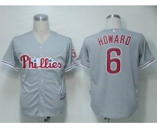 mlb philadephia phillies #6 hoeard grey[cool base]