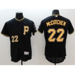 Men Pittsburgh Pirates #22 Andrew McCutchen Majestic black Flexbase Authentic Collection Player Jersey