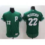 Men Pittsburgh Pirates #22 Andrew McCutchen Majestic green Flexbase Authentic Collection Player Jersey