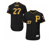 Men Pittsburgh Pirates #27 Jung-ho Kang Black Flexbase Authentic Collection Stitched MLB Jersey