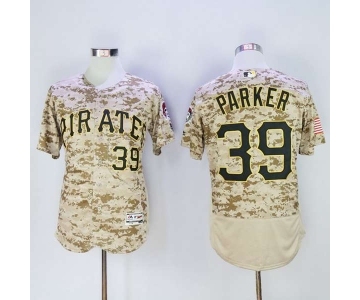 Men Pittsburgh Pirates #39 dave parker Majestic Camo Flexbase Authentic Collection Player Jersey