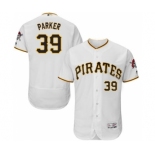 Men Pittsburgh Pirates #39 dave parker Majestic White Flexbase Authentic Collection Player Jersey