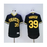 Men Pittsburgh Pirates #39 dave parker Majestic black Flexbase Authentic Collection Cooperstown Player Jersey