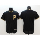 Men Pittsburgh Pirates blank Majestic black Flexbase Authentic Collection Player Jersey