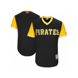 Men's 2017 Little League World Series Pittsburgh Pirates Black Jersey