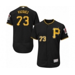 Men's Majestic Pittsburgh Pirates #73 Felipe Vazquez Black Alternate Flex Base Authentic Collection MLB Jersey