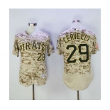 Men's Pittsburgh Pirates #29 Francisco Cervelli Majestic Camo Flexbase Authentic Collection Player Jersey