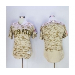 Men's Pittsburgh Pirates Blank Majestic Camo Flexbase Authentic Collection Jersey