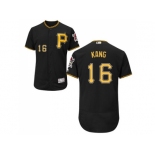 Pittsburgh Pirates #16 Jung-ho Kang Black Flexbase Authentic Collection Stitched MLB Jersey