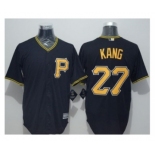 Pittsburgh Pirates #27 Jung-ho Kang Black New Cool Base Stitched Baseball Jersey