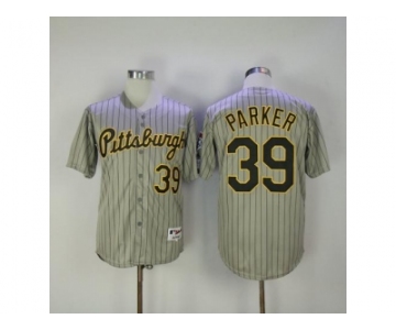 Pittsburgh Pirates #39 Dave Parker Grey Strip 1997 Turn Back The Clock Stitched MLB Jersey