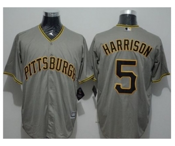 Pittsburgh Pirates #5 Josh Harrison Grey New Cool Base Stitched Baseball Jersey