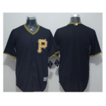 Pittsburgh Pirates Blank Black New Cool Base Stitched Baseball Jersey