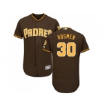 Men San Diego Padres #30 Eric Hosmer Brown Flexbase Authentic Collection Stitched MLB Jersey