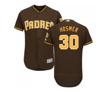 Men San Diego Padres #30 Eric Hosmer Brown Flexbase Authentic Collection Stitched MLB Jersey