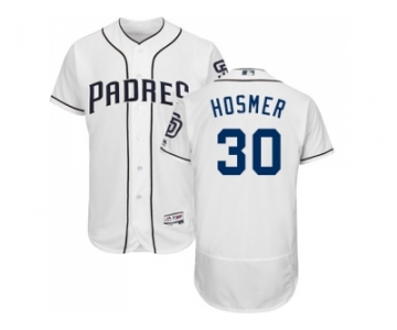 Men San Diego Padres #30 Eric Hosmer White Flexbase Authentic Collection Stitched MLB Jersey