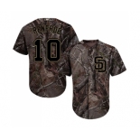 Men's Majestic San Diego Padres #10 Hunter Renfroe Authentic Camo Realtree Collection Flex Base MLB Jersey