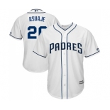 Men's Majestic San Diego Padres #20 Carlos Asuaje Replica White Home Cool Base MLB Jersey