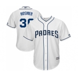 Men's Majestic San Diego Padres #30 Eric Hosmer Replica White Home Cool Base MLB Jersey