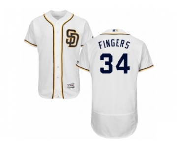 Men's Majestic San Diego Padres #34 Andrew Cashner White Flexbase Authentic Collection MLB Jersey