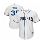 Men's Majestic San Diego Padres #38 Tyson Ross Replica White Home Cool Base MLB Jersey