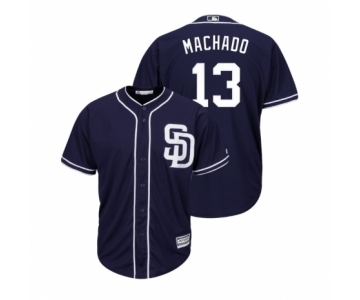 Men's Padres #13 Manny Machado Majestic Alternate Cool Base Jersey