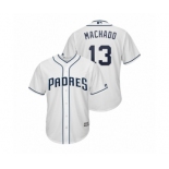 Men's Padres #13 Manny Machado Majestic Home Cool Base Jersey