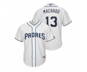 Men's Padres #13 Manny Machado Majestic Home Cool Base Jersey