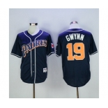 Men's San Diego Padres #19 Tony Gwynn Blue 1978 Mitchell & Ness Throwback Jersey