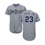 Men's San Diego Padres #23 Fernando Tatis Jr. Authentic Grey Road Cool Base Baseball Jersey