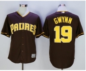 San Diego Padres #19 Tony Gwynn Coffee New Cool Base Stitched MLB Jersey