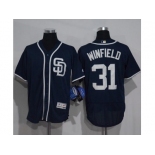 San Diego Padres #31 Dave Winfield Navy Blue Flexbase Authentic Collection Stitched MLB Jersey