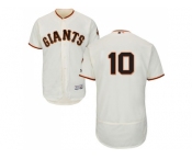 Men San Francisco Giants #10 Evan Longoria Cream Flexbase Authentic Collection Stitched Baseball Jersey