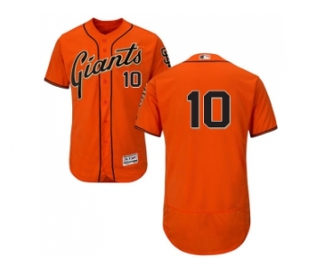 Men San Francisco Giants #10 Evan Longoria Orange Flexbase Authentic Collection Stitched Baseball Jersey