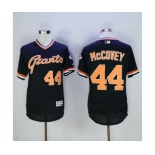 Men San Francisco Giants #44 Willie McCovey Majestic Black Flexbase Authentic Collection Cooperstown Player Jersey