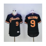 Men San Francisco Giants #9 Matt Williams Majestic Black Flexbase Authentic Collection Cooperstown Player Jersey