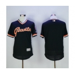 Men San Francisco Giants Blank Majestic Black Flexbase Authentic Collection Cooperstown Jersey