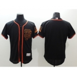 Men San Francisco Giants Blank Majestic Black Flexbase Authentic Collection Team Jersey