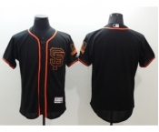 Men San Francisco Giants Blank Majestic Black Flexbase Authentic Collection Team Jersey