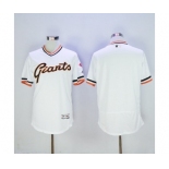 Men San Francisco Giants Blank Majestic White Flexbase Authentic Collection Cooperstown Jersey