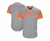 Men's 2017 Little League World Series San Francisco Giants Gray Jersey