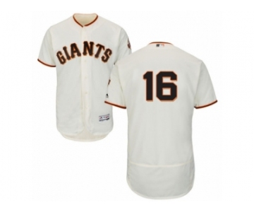 Men's Majestic San Francisco Giants #16 Angel Pagan Cream Flexbase Authentic Collection MLB Jersey